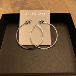 Michael Kors silver earrings